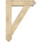 Ekena Millwork Traditional Arts and Crafts Rough Sawn Bracket w/ Offset Brace, Douglas Fir, 8"W x 32"D x 44"H BKT0806X32X44TRA03RDF - alternate 4
